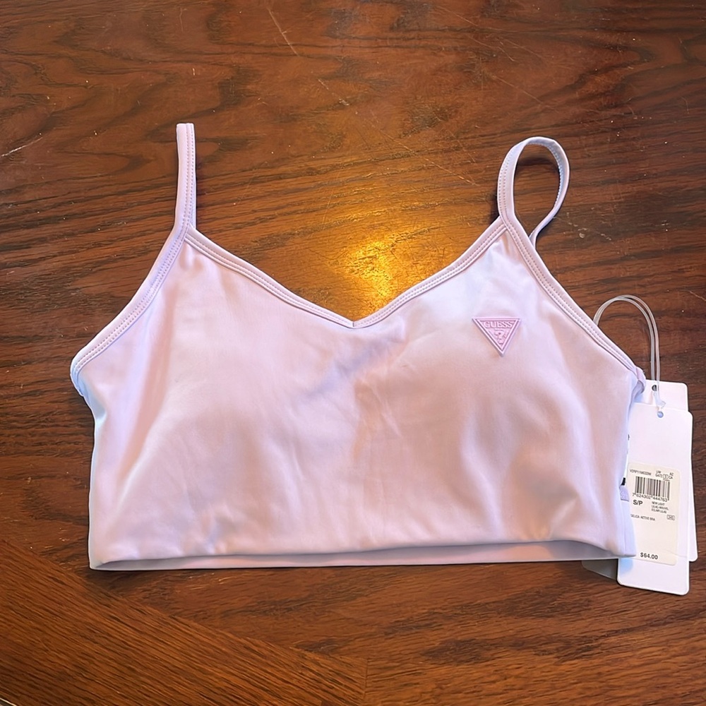 Guess Purple Sports Bra Small